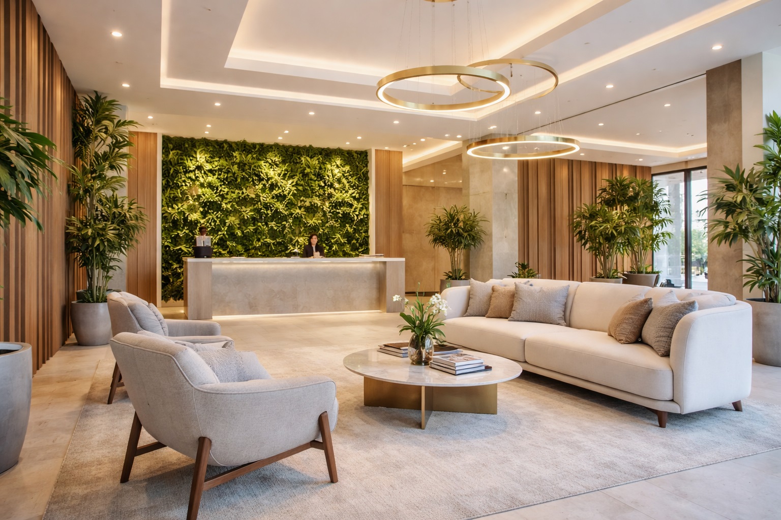 Ambiente moderno, organizado e valorizado